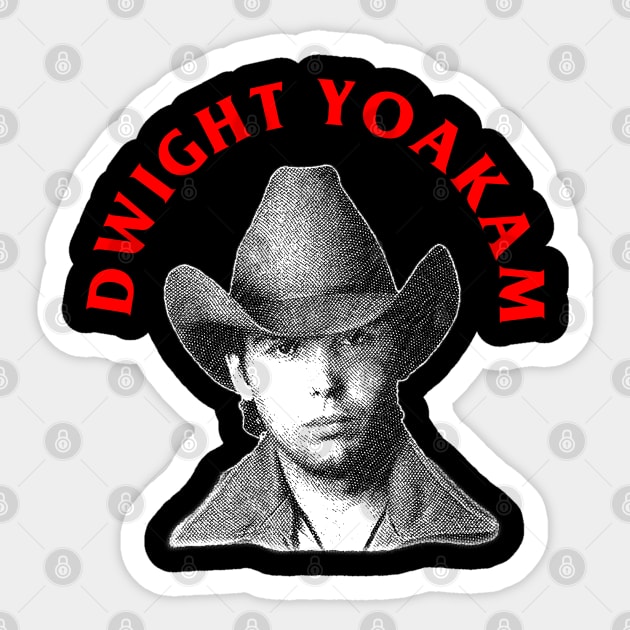 Dwight Yoakam Sticker by Parody Merch